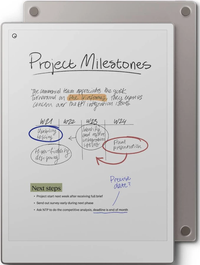 reMarkable Paper Pro 11.8-inch Color E Ink Paper Tablet (64GB), photo 2 of 7