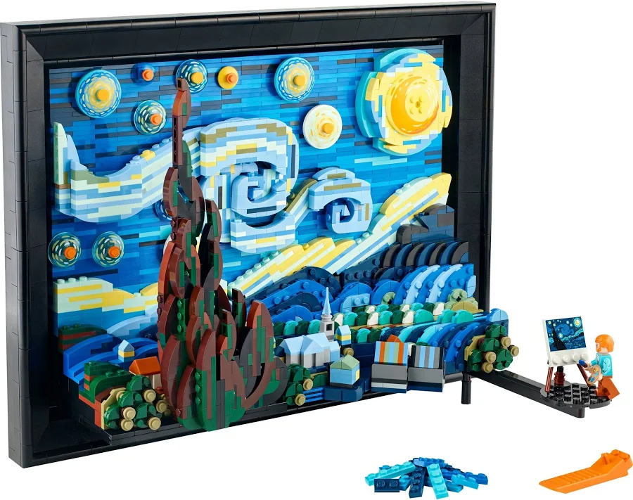 LEGO Ideas 21333 Vincent van Gogh – The Starry Night, photo 4 of 5