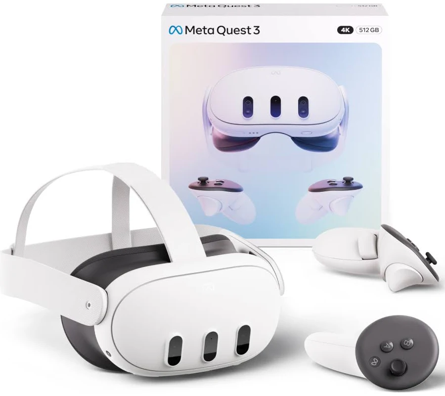 Meta Quest 3 512GB Mixed Reality VR Headset, photo 3 of 7
