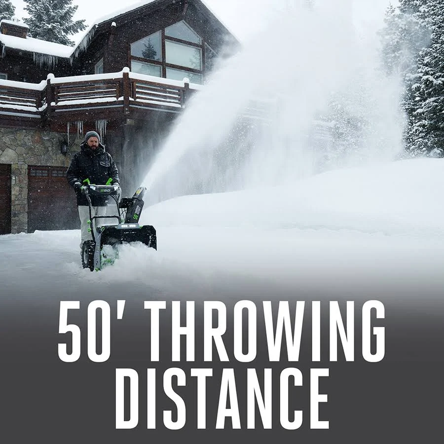 EGO POWER+ 56V 24-in. Cordless 2-Stage Self-Propelled Snow Blower Kit (SNT2405) with Two 7.5Ah Batteries, photo 4 of 7