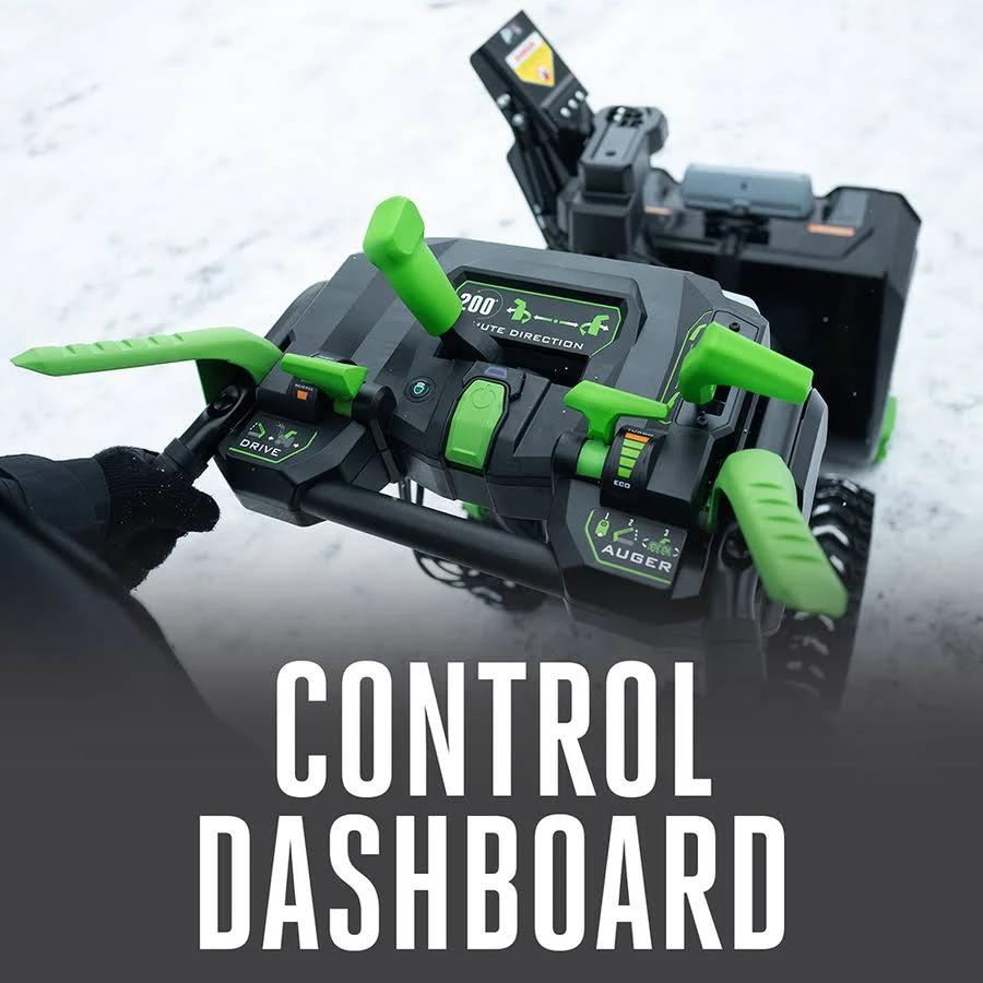 EGO POWER+ 56V 24-in. Cordless 2-Stage Self-Propelled Snow Blower Kit (SNT2405) with Two 7.5Ah Batteries, photo 6 of 7