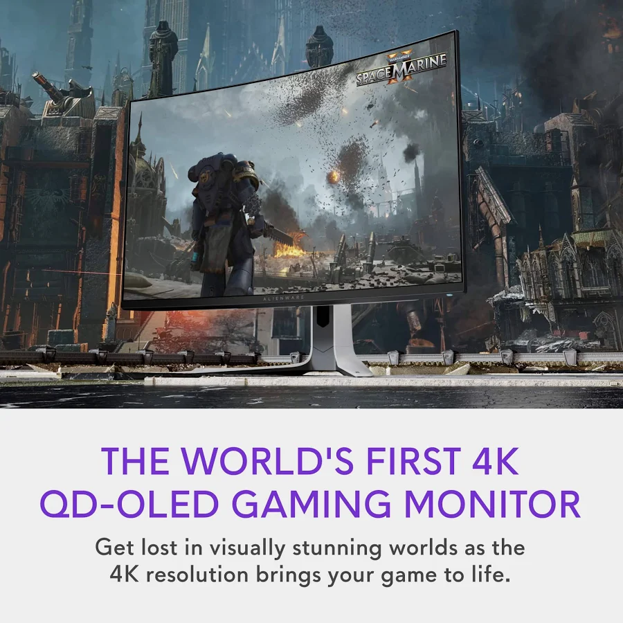 Alienware 32 4K QD-OLED Curved Gaming Monitor (AW3225QF) – 240Hz, photo 6 of 7