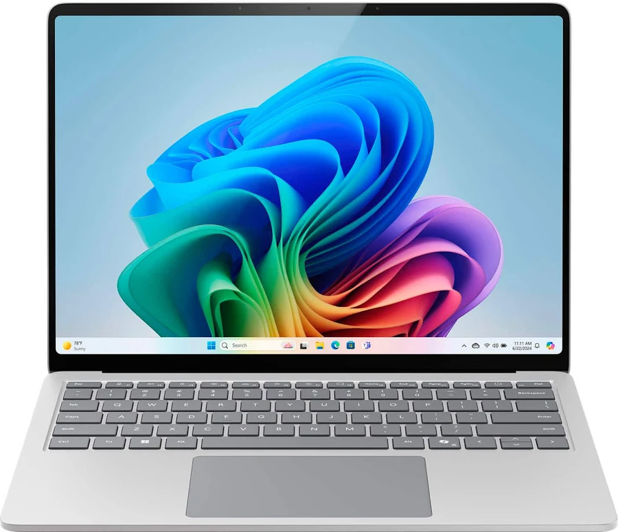 Microsoft Surface Laptop 13.8" Copilot+ PC Touchscreen (16GB RAM, 512GB SSD, Platinum), photo 2 of 7