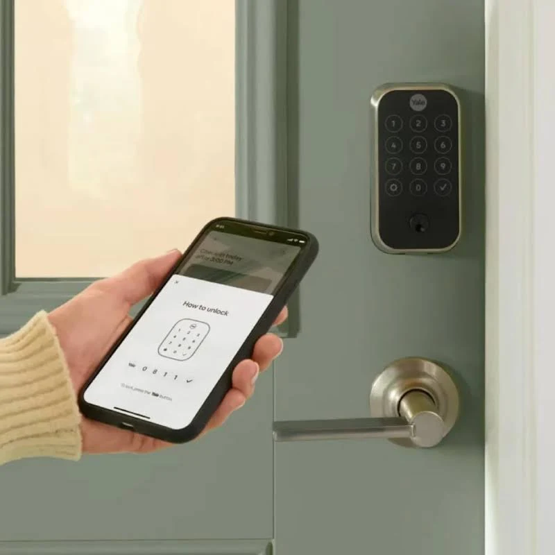 Yale Assure Lock 2 Touch Keyed Deadbolt with Wi-Fi and Fingerprint Reader – Satin Nickel, photo 5 of 7
