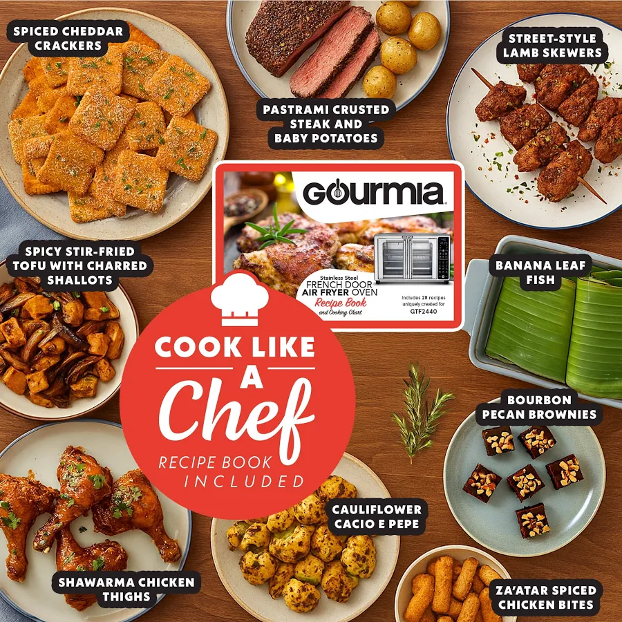 New Gourmia 6-Slice Digital Toaster Oven Air Fryer with 19 One-Touch Presets, photo 6 of 7