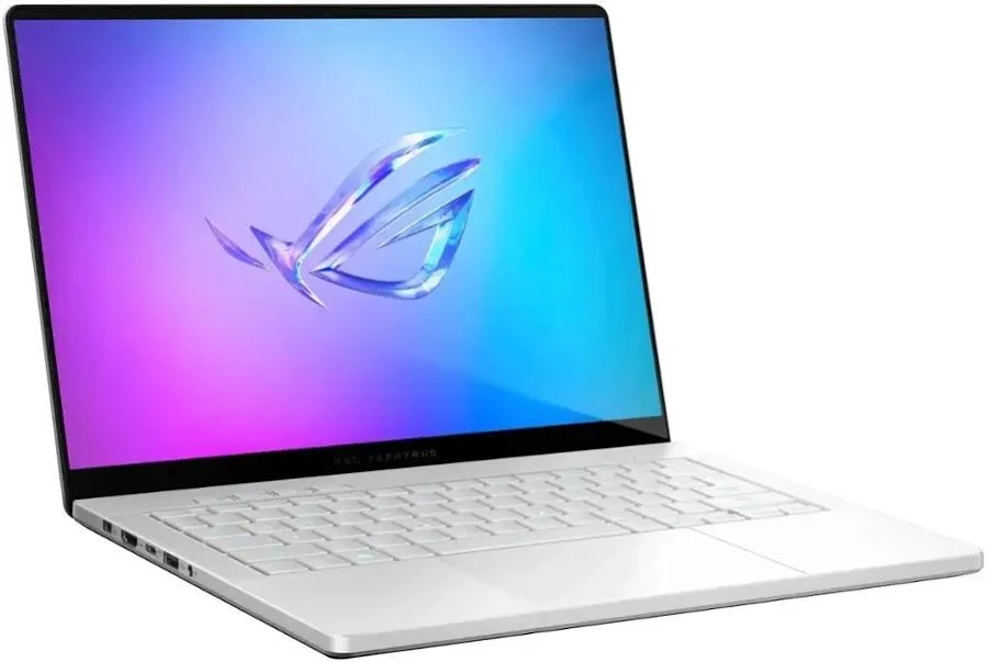 ASUS ROG Zephyrus G14 14" 3K OLED 120Hz Gaming Laptop – AMD Ryzen 9 270, RTX 5060, 16GB RAM, 1TB SSD, White, photo 2 of 7