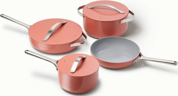 Caraway Ceramic Nonstick Cookware Set, 12-Piece, photo 2 of 6