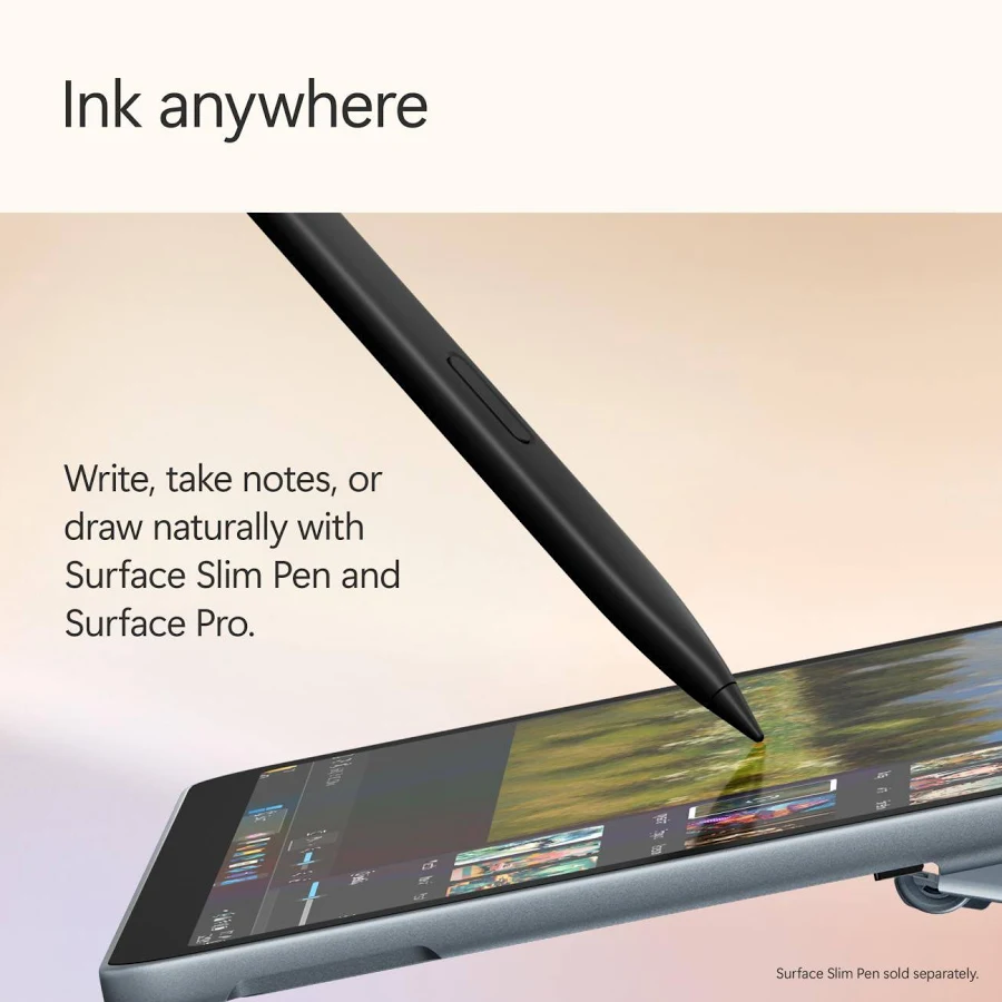 Microsoft Surface Pro 12-inch Copilot+ PC – Snapdragon X Plus, 16GB RAM, 512GB, Ocean, photo 5 of 7