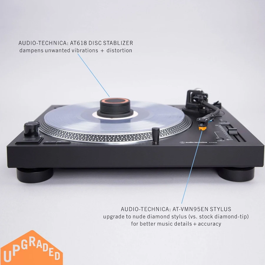 Audio-Technica AT-LP120XBT-USB Direct-Drive Bluetooth Turntable, Black, photo 4 of 7