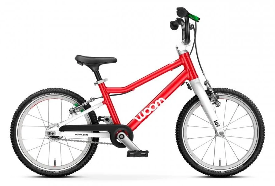 woom GO 3 AUTOMAGIC 16" Kids' Bike – Woom Red, photo 3 of 7