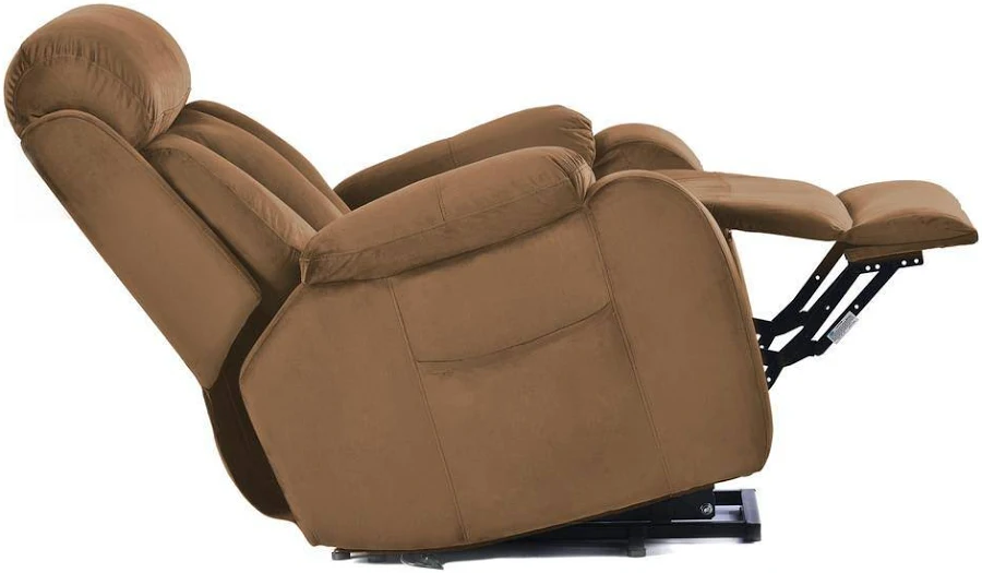 Merax Power Lift Recliner with Remote – Gray Velvet, photo 3 of 7