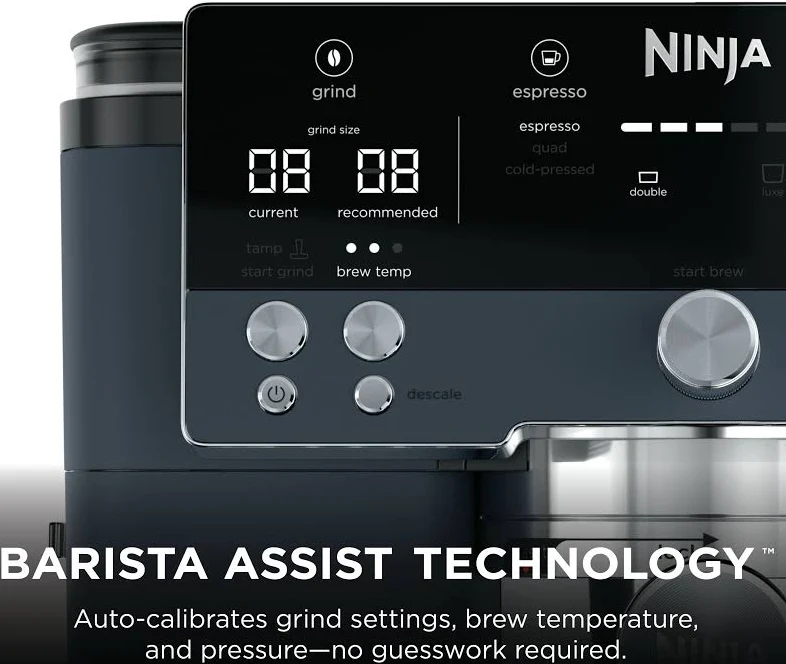 Ninja Luxe Café Premier Series 3-in-1 Espresso, Coffee & Cold Brew Machine, Cyberspace, photo 4 of 7