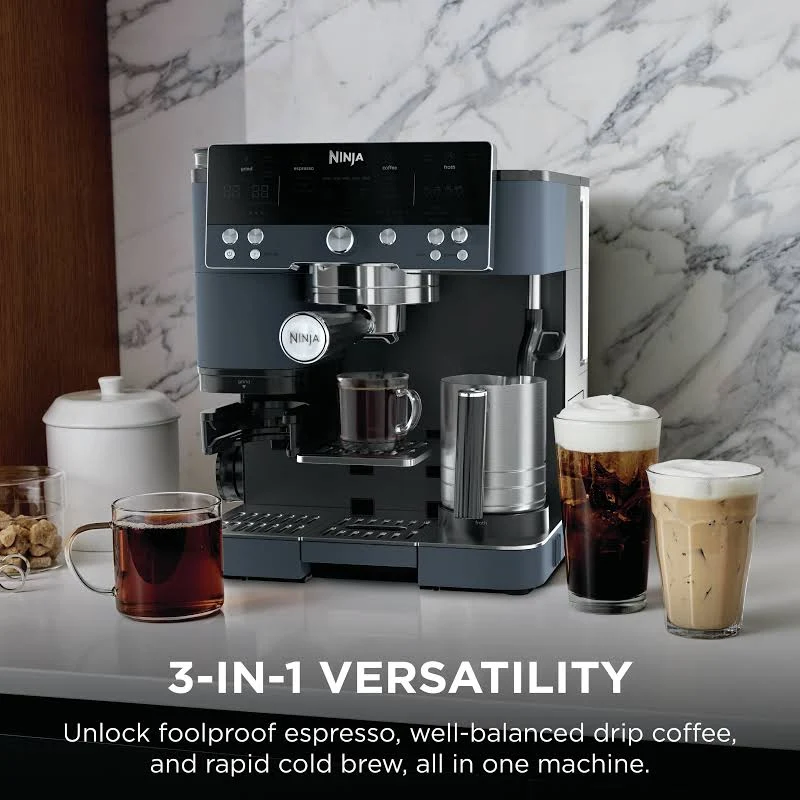Ninja Luxe Café Premier Series 3-in-1 Espresso, Coffee & Cold Brew Machine, Cyberspace, photo 3 of 7
