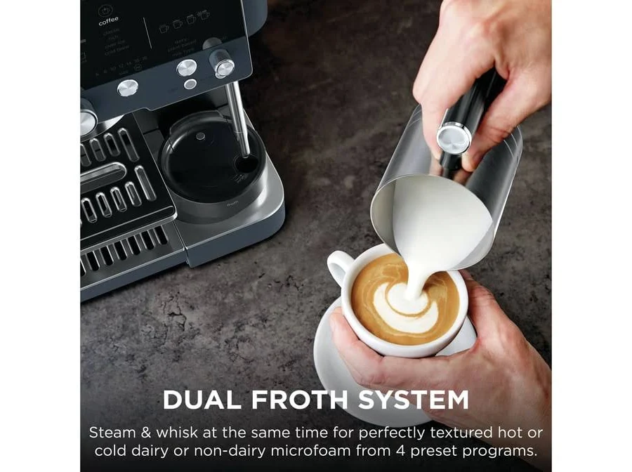 Ninja Luxe Café Premier Series 3-in-1 Espresso, Coffee & Cold Brew Machine, Cyberspace, photo 7 of 7