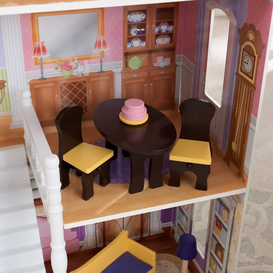 KidKraft Savannah Wooden Dollhouse with 14-Piece Accessory Pack, photo 6 of 7