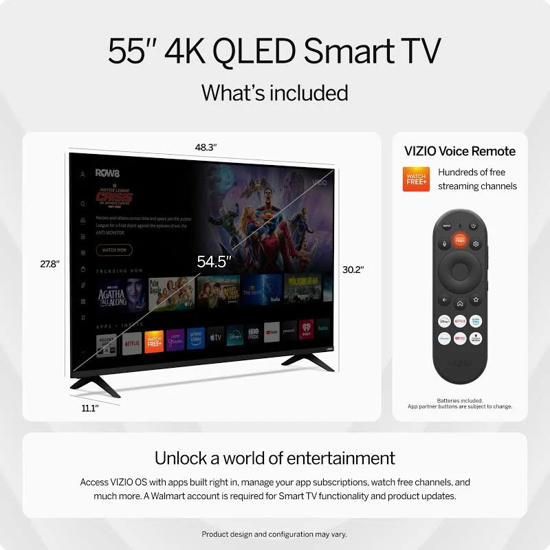 VIZIO Quantum 4K QLED HDR Smart TV, photo 3 of 7