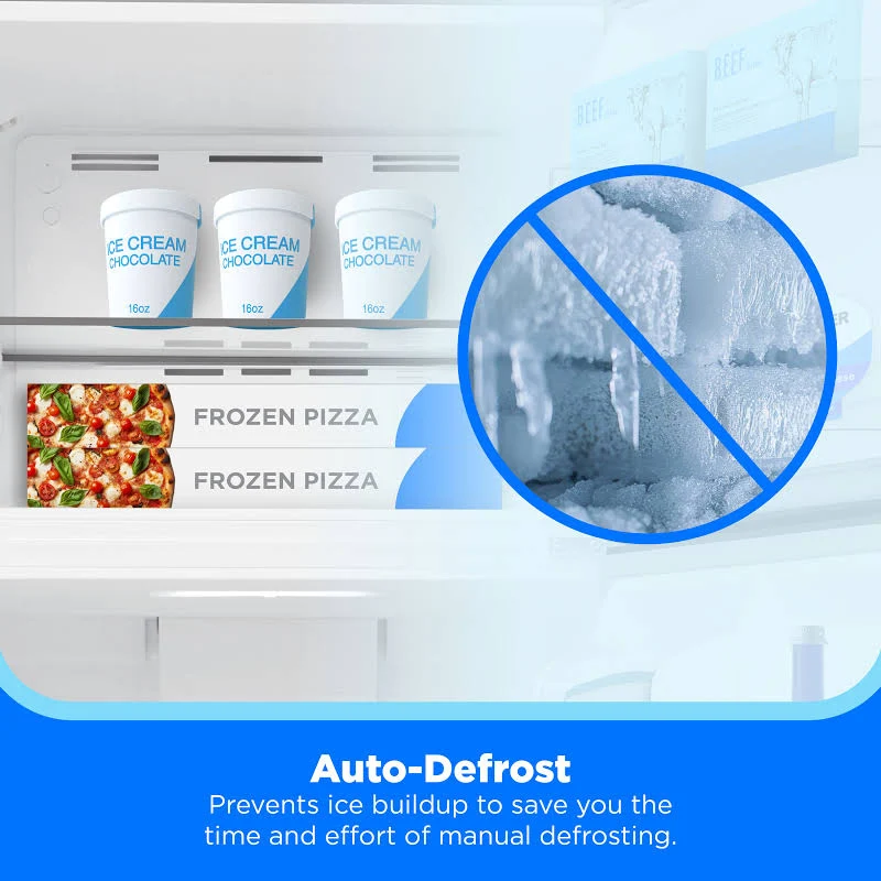 Midea 18 cu ft Top-Freezer Refrigerator, photo 6 of 7