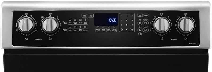 Whirlpool 6.7 cu ft Double Oven Electric Range, photo 5 of 7
