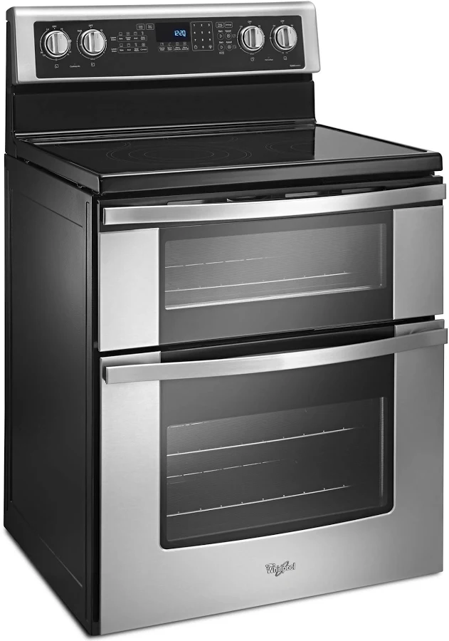Whirlpool 6.7 cu ft Double Oven Electric Range, photo 3 of 7