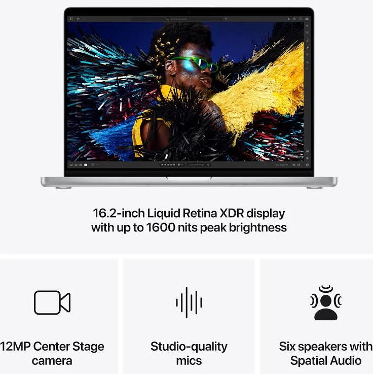 Apple MacBook Pro 16-inch (M4 Pro, 2024) – Silver, photo 7 of 7