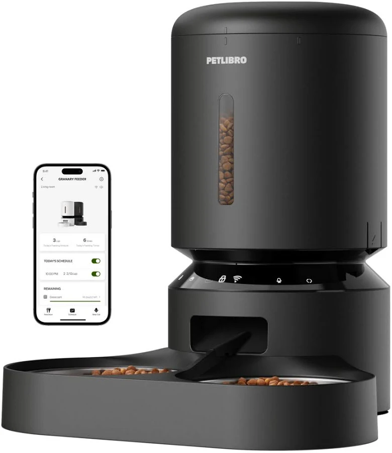 PETLIBRO 5L Automatic Pet Feeder with Dual-Band Wi-Fi, White, photo 5 of 7