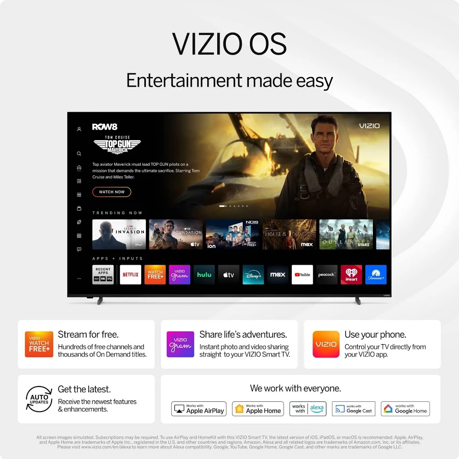 VIZIO 55" 4K HDR Smart TV, photo 6 of 7