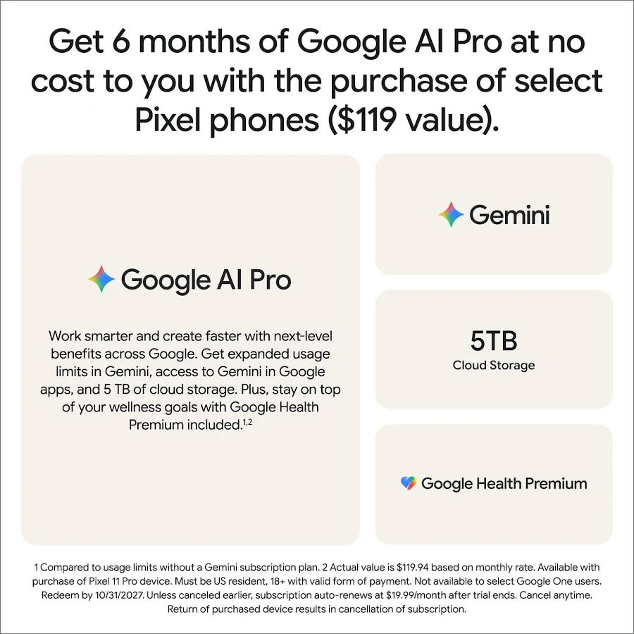 Google Pixel 11 Pro XL 256GB Fog Unlocked, photo 7 of 7